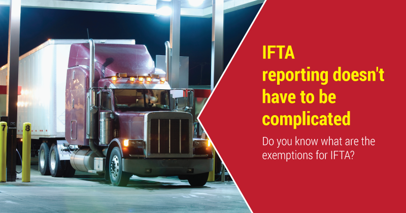 What are IFTA Exemptions? And their types